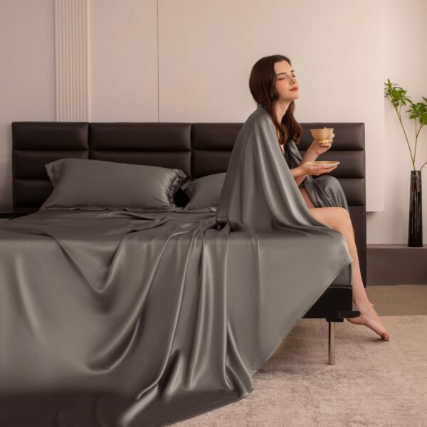 19 Momme Silk Flat Sheet - Image 10