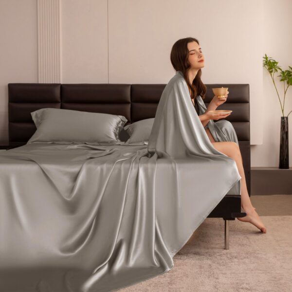 19 Momme Silk Flat Sheet - Image 3
