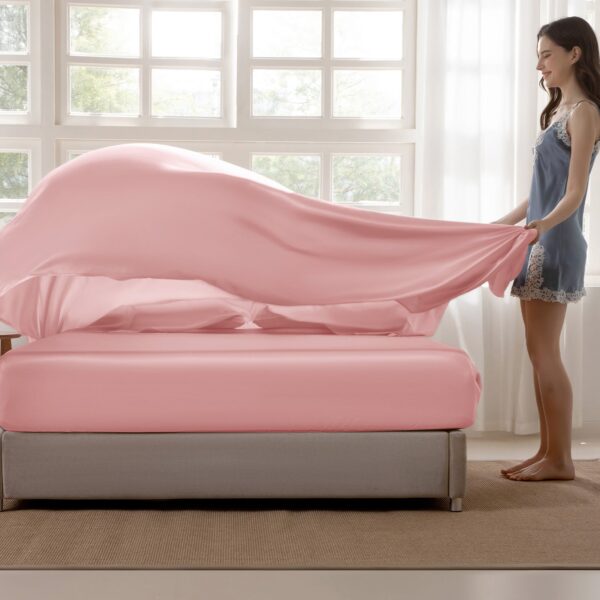 22 Momme Silk Fitted Sheet - Image 21