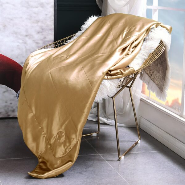 19 Momme Mulberry Silk Cooling Blanket - Image 22