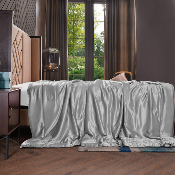 19 Momme Mulberry Silk Cooling Blanket - Image 44