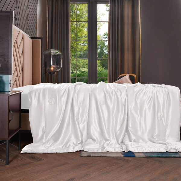 19 Momme Mulberry Silk Cooling Blanket - Image 9