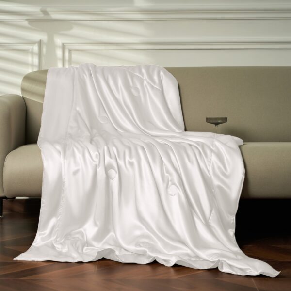 19 Momme Mulberry Silk Cooling Blanket - Image 12